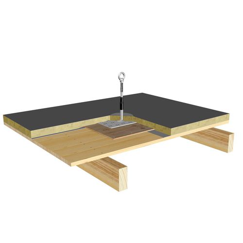 Ancrage antichute pour toiture - ASP EV 7 II - ST QUADRAT Fall Protection SA