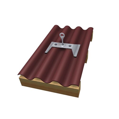 Ancrage antichute en acier inoxydable - ASP II - WP - ST QUADRAT Fall Protection SA - pour acier / pour bois