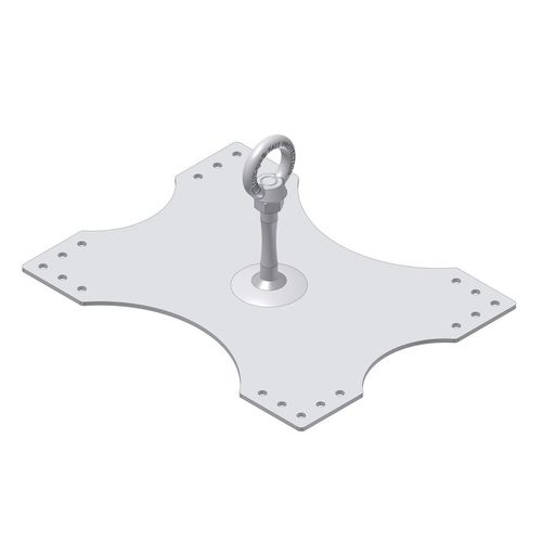 Ancrage antichute en acier inoxydable - RVT - ST QUADRAT Fall Protection SA - pour acier / pour toiture