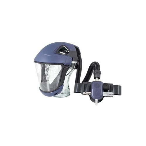 Masque de protection alimenté en air - SR 570/SR 507 KIT - Sundström Safety AB - masque complet / industriel / bleu