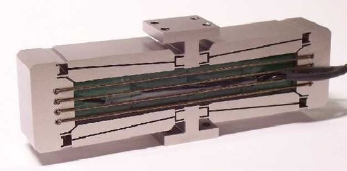 Platine de positionnement linéaire - 2000 µm, 0.15 N/µm, 150 V - DSM - piézoélectrique / 2 axes / à course longue