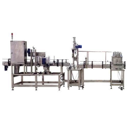 Ligne de remplissage automatique - CMS industrie - semi-automatique / pour bouteilles en verre / pour bouteilles PET