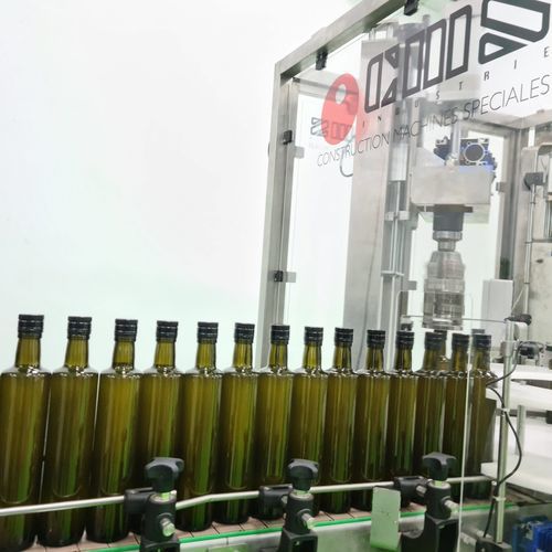 Bouchonneuse linéaire - CMS industrie - totalement automatique / pour huile d'olive / pour bouteilles