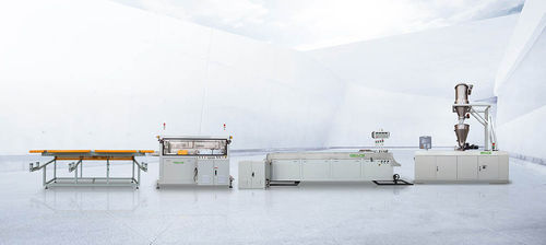 Ligne d'extrusion de tuyau - Zhangjiagang City Grace Machinery Co., Ltd - pour thermoplastiques / pour PVC / pour tubes de drainage