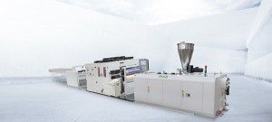 Ligne d'extrusion multicouche - Zhangjiagang City Grace Machinery Co., Ltd - de profilés en matières plastiques / pour thermoplastiques / pour PVC