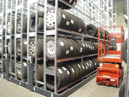 Rayonnage pour entrepôt de stockage - HI280 Shelving System - Mobile - Dexion - mobile / compact / pour charges moyennes