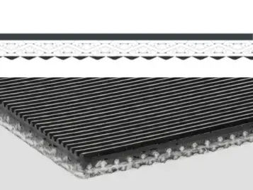 Bande de convoyeur en polychlorure de vinyle - PVK125 LN LRXFS-NA  - Forbo Siegling GmbH - en tissu / pour l'industrie agroalimentaire / industrielle
