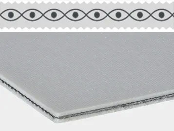 Bande de convoyeur flexible - RR 12E-14 HC+ FSTR - Forbo Siegling GmbH - médium / en caoutchouc / en tissu