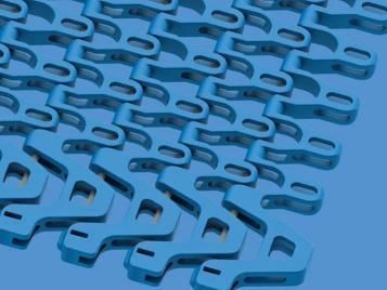 Bande de convoyeur flexible - 9.1 - Forbo Siegling GmbH - en spirale / perforée / courbe