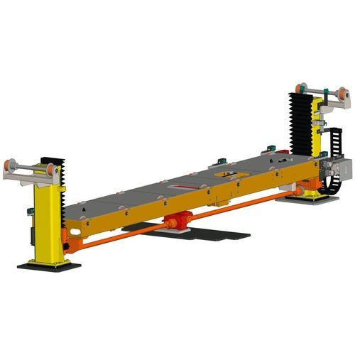Système élévateur de rouleau de convoyeur - HSF - EXPERT-TÜNKERS GmbH - à colonnes / synchrone / pour ligne de production