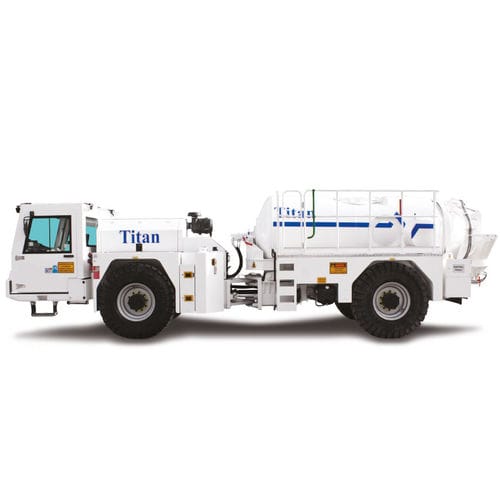 Camion malaxeur pour mine souterraine - BYM6 - Titan Makina Ltd. Sti. - diesel