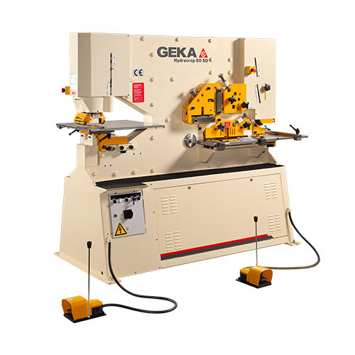 Poinçonneuse cisaille semi-automatique - HYDRACROP 80 - GEKA - hydraulique / de barres / poinçonnage