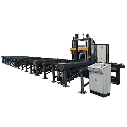 Ligne de perçage CNC - SIGMA 110 - GEKA - pour profilés de construction métallique / pour profilés cornières / pour profilés plats