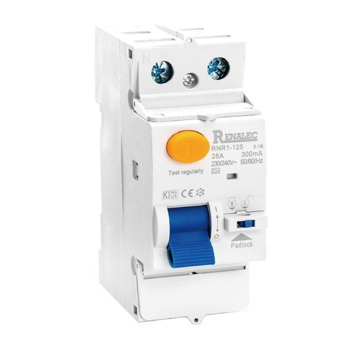 Disjoncteur magnétique - RNR1-125-RCCB - WENZHOU RENA ELECTRIC CO.,LTD - basse tension / à courant résiduel / modulaire