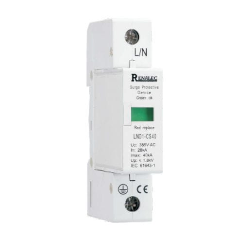 Parafoudre 2 pôles - LND1 - WENZHOU RENA ELECTRIC CO.,LTD - 4 pôles / 3 pôles / sur rail DIN