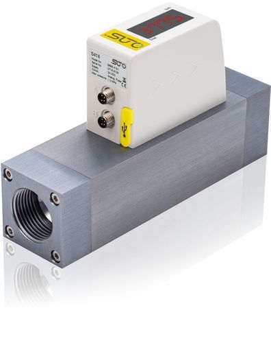 Débitmètre thermique - S418-V - SUTO iTEC GmbH - massique / pour air / DN8 - 1/4"
