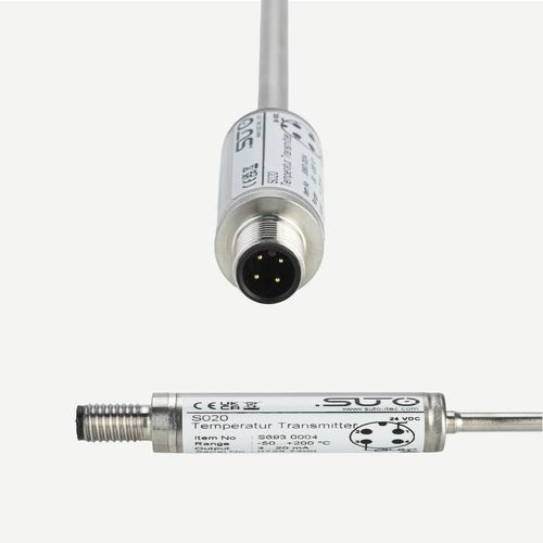 Capteur de température Pt1000 - S020 - SUTO iTEC GmbH - à insertion / 4-20 mA / connecteur M12