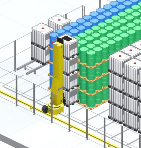 Magasin automatique vertical - TEYMASA - pour conteneur IBC / de fûts