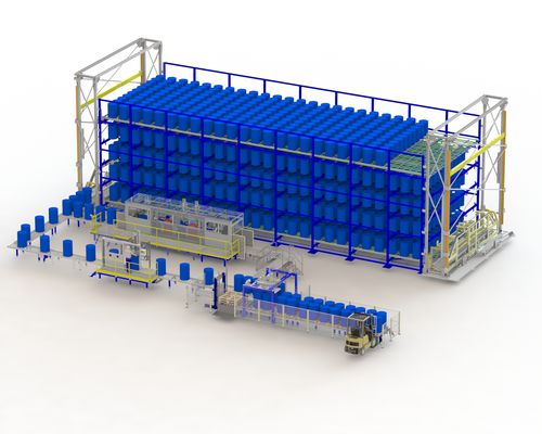 Magasin automatique vertical - TEYMASA - de fûts / modulaire / à transtockeur