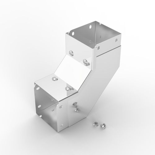 Goulotte de câblage - P12 50-50 - Electrix International Ltd - en acier inoxydable poli / modulaire / rigide