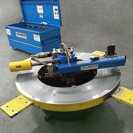 Dresseuse de faces avec bridage interne - FF6300 - CLIMAX - hydraulique / pneumatique