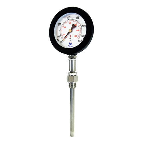 Thermomètre bimétallique - D23RD series - GESA TERMOMETROS - à cadran / IP65 / pour gaz d'échappement