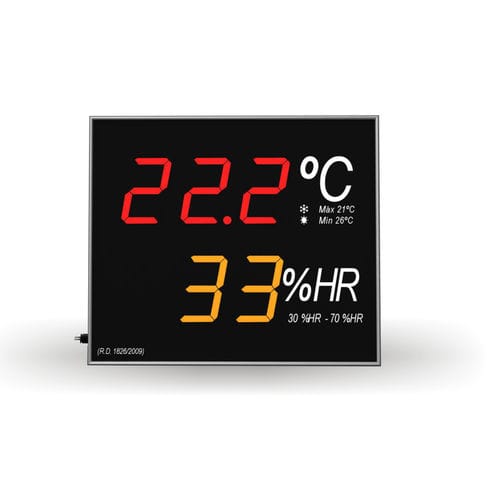 Thermomètre à sonde - IN-2TH-R20SC series - GESA TERMOMETROS - à LED / Modbus TCP / IP20