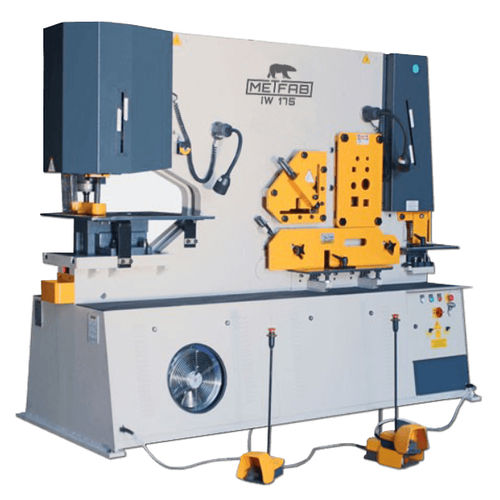 Poinçonneuse cisaille semi-automatique - IW 175 - Metfab - hydraulique / de profilés / de barres