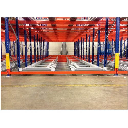 Rayonnage push-back - SAAR LAGERTECHNIK GmbH - pour charges longues / en acier