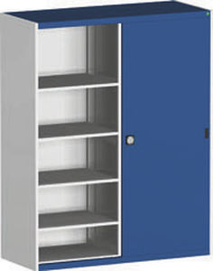 Armoire de stockage - 402 series - bott - au sol / à étagères / à portes coulissantes