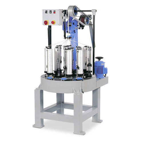 Machine de tressage pour corde solide - 12/154 - TALLERES RATERA SA - de fils métalliques / verticale / circulaire