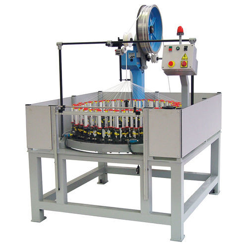 Machine de tressage pour gaine en fibre de verre - 80/80 - TALLERES RATERA SA - verticale / circulaire / à tresse creuse