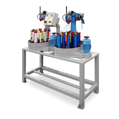 Machine de tressage pour filet de pêche - 16/115 Double - TALLERES RATERA SA - verticale / double tressage / pour textiles