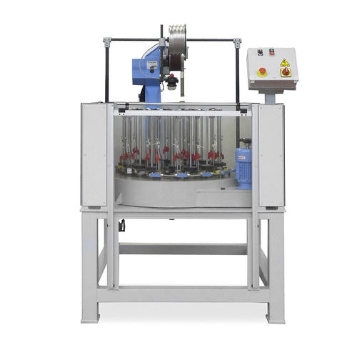 Machine de tressage pour corde solide - 18/154 - TALLERES RATERA SA - de fils métalliques / verticale / circulaire