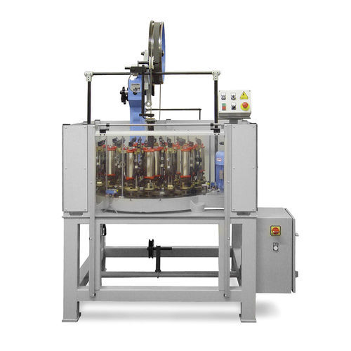 Machine de tressage pour fil tressé - 24/154 - TALLERES RATERA SA - de fils métalliques / verticale / circulaire