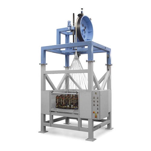 Machine de tressage pour fil tressé - 48/154 - TALLERES RATERA SA - de fils métalliques / verticale / circulaire