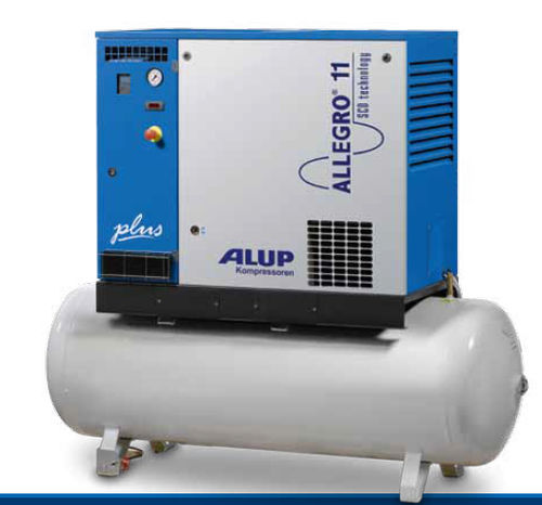 Compresseur à vis - SCK 6 - 15, ALLEGRO 8 - 11  - Alup Kompressoren - d'air / à moteur électrique / stationnaire