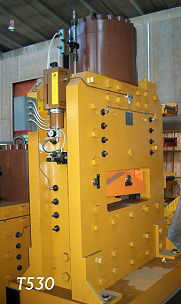 Cisaille hydraulique - T530 - Oscam - pour barres en fer / guillotine