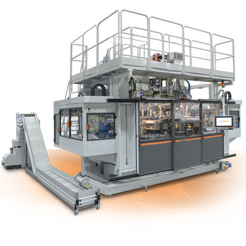 Extrudeuse-souffleuse - PB22E series - Plastiblow - pour bouteilles / pour conteneur / à station double