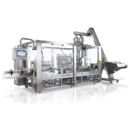 Rinceuse / remplisseuse / boucheuse rotative - BSO/24-RR-NW/24-PF/12 - Rejves Machinery S.r.l - pour produits cosmétiques / pour liquide visqueux / de bouteilles