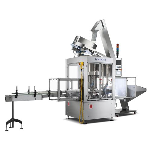 Boucheuse visseuse rotative - MRT-TA/540-4/ST - Rejves Machinery S.r.l - encliquetable / flexible / contrôlée par PLC