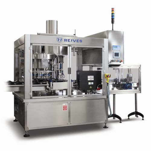 Capsuleuse commandé électroniquement - MRT.DS/540-8/EL - Rejves Machinery S.r.l - flexible / contrôlée par PLC / pour flexible