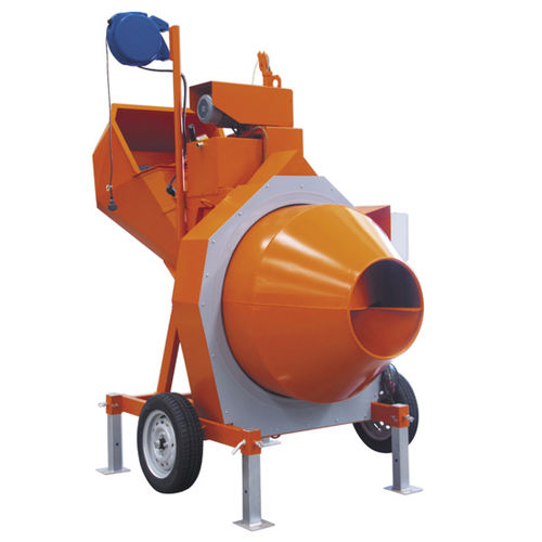 Bétonnière électrique - BRH series - SIRL SA - hydraulique / mobile / horizontale