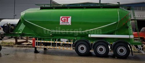 Remorque silo - Gt Semi Trailers - de ciment / à 3 essieux / tractée