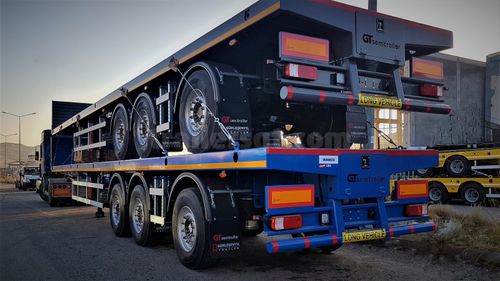 Semi-remorque à plateau - Gt Semi Trailers - pour marchandise / à 3 essieux / à 4 essieux