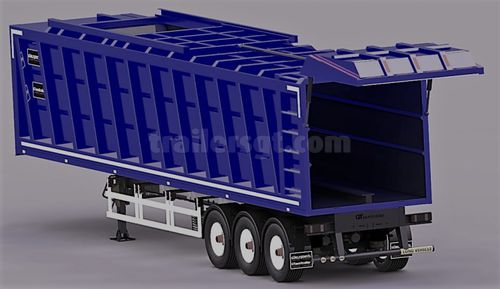 Semi-remorque à 3 essieux - Gt Semi Trailers - tractée / de déchets