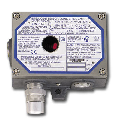 Transmetteur de gaz combustible - FM, CSA, ATEX, IECEx, CE | IR4000M - General Monitors - à infrarouge / multiusage