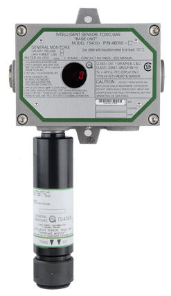 Transmetteur de gaz toxique - ATEX, CSA, CE, SIL 2 | TS4000H - General Monitors - électrochimique / multiusage
