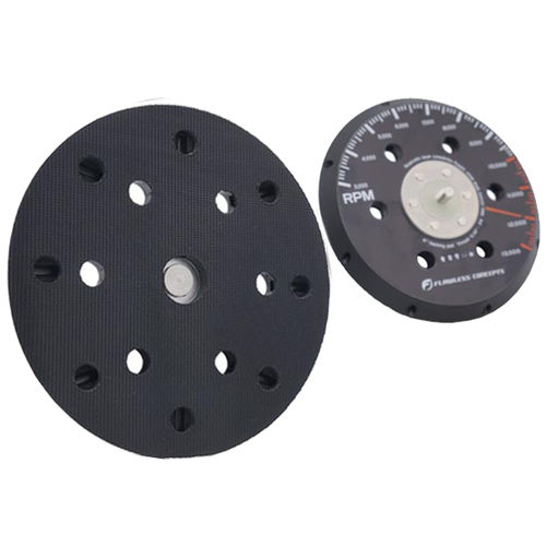 Disque abrasif de ponçage - 6" 15 HOLES BLACK SHORT NAP - Flawless Concepts