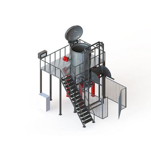 Machine à déchiqueter à 4 arbres - PROMED P2000 - vertisa - pour déchets médicaux